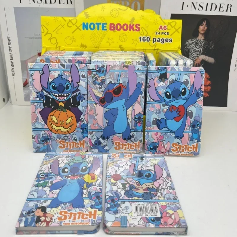 A6 Disney Stitch Hand Account Book мультфильм аниме милый портативный блокнот Kawaii канцелярские