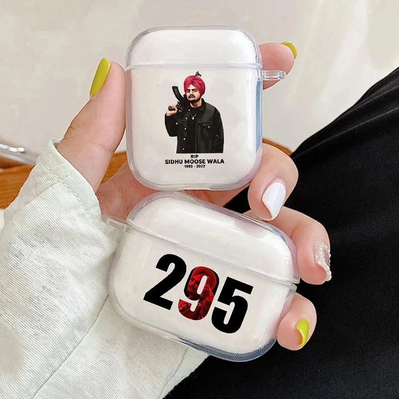 Чехол для наушников Legend Never Die Indian Rapper Sidhu ELK Wala чехол Apple Airpods 1 2 3 Pro Прозрачный AirPods -