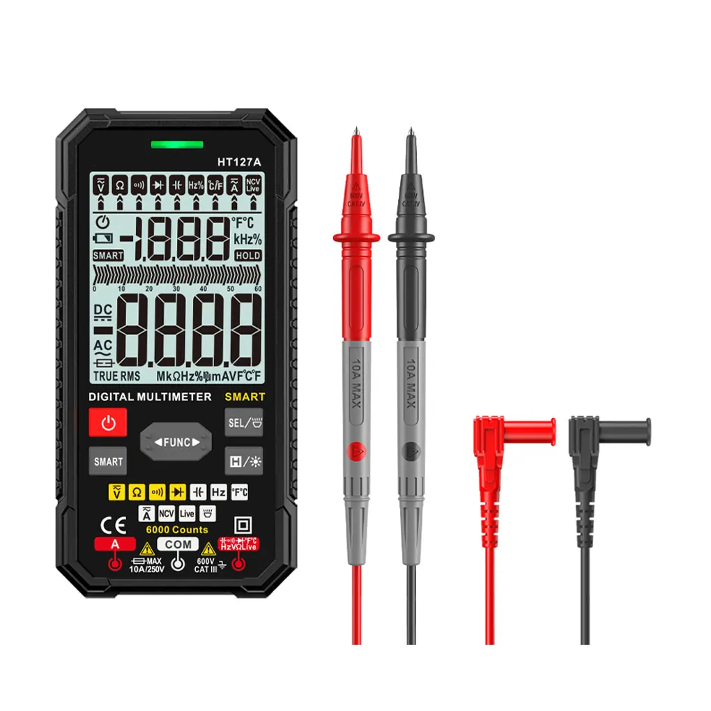 

Цифровой мультиметр, интеллектуальный Интеллектуальный амперметрический Инструмент постоянного тока, профессиональный амперметр, плоско...