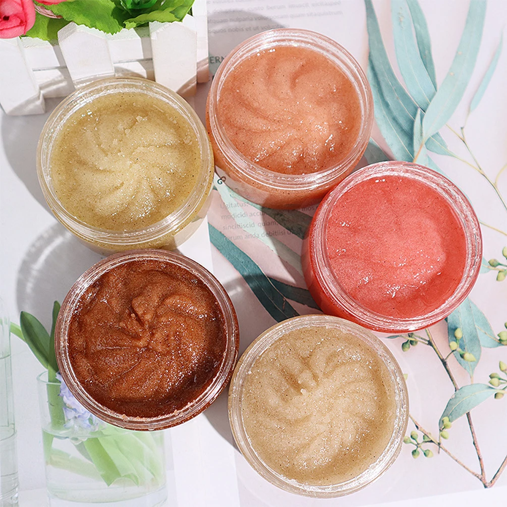 

Private Label Body Scrub Custom Logo Moisturizer Facial Strawberry Rose Lemon Sugar Mango Exfoliating Smooth Skin Makeup Bulk