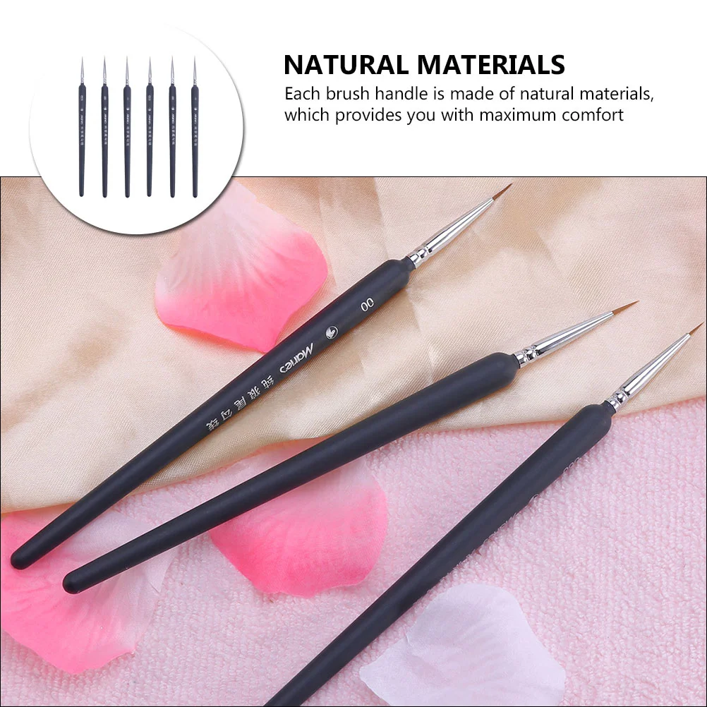 6 шт. ручка с крючком карандаши меловая кисть инструменты для акварельной