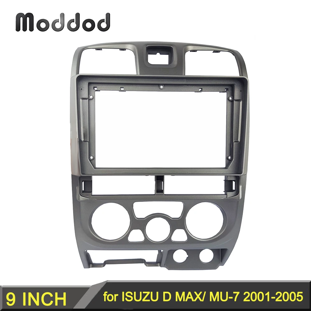 

Рамка лицевой панели радиоприемника для ISUZU D MAX MU-7 CHEVROLET COLORADO 2001-2005 9-дюймовый стерео GPS DVD-плеер, комплект для установки панели объемного звучания