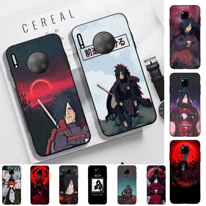 

BANDAI Naruto Madara Uchiha Phone Case for Huawei Mate 20 10 9 40 30 lite pro X Nova 2 3i 7se