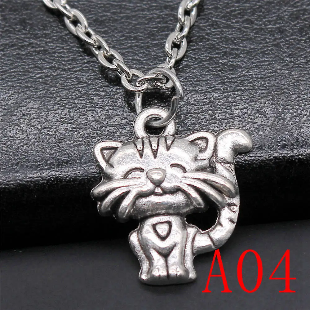 Новое поступление подвеска в виде кота и мыши ожерелье женский подарок мода |