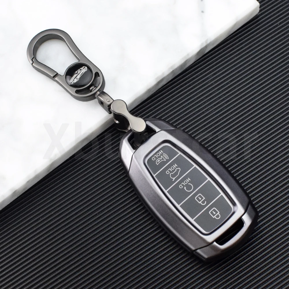 Чехол для автомобильного ключа из ТПУ с 3/4/5 кнопками для Hyundai i30 ix25 Elantra Solaris Azera Grandeur Ig TM Accent Santa Fe Palisade