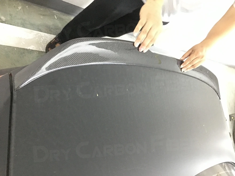 Стиль PO для BMW 5 серии G30 F90 M5 Sedan 2017-2019 Задний багажник Duck Спойлер из углеродного