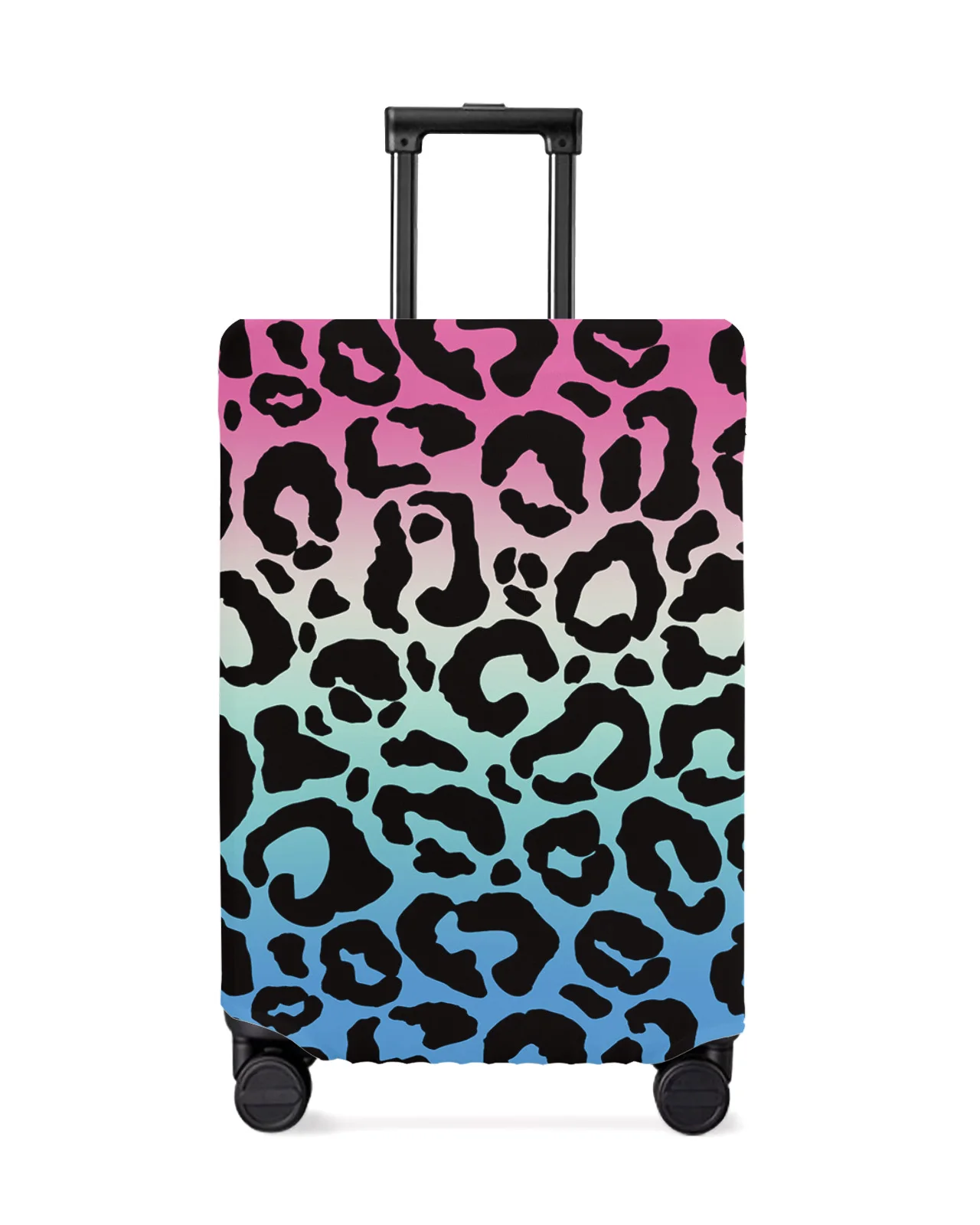 

Leopard Patterned Animal Skin Texture Gradient Travel Luggage Cover Elastic Baggage Cover Suitcase Dust Case Travel Accessories