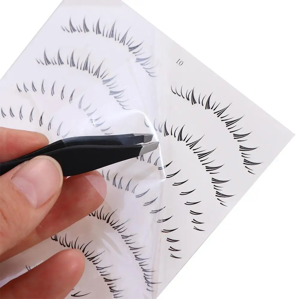 Натуральные мультистильные татуировки для нижних ресниц наклейки 3D