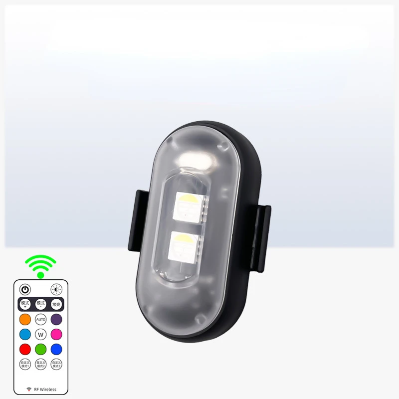 

Светодиодный стробоскосветильник с дистанционным управлением, лампа для езды на мотоцикле и автомобиле, предупреждающая лампа с USB-зарядко...