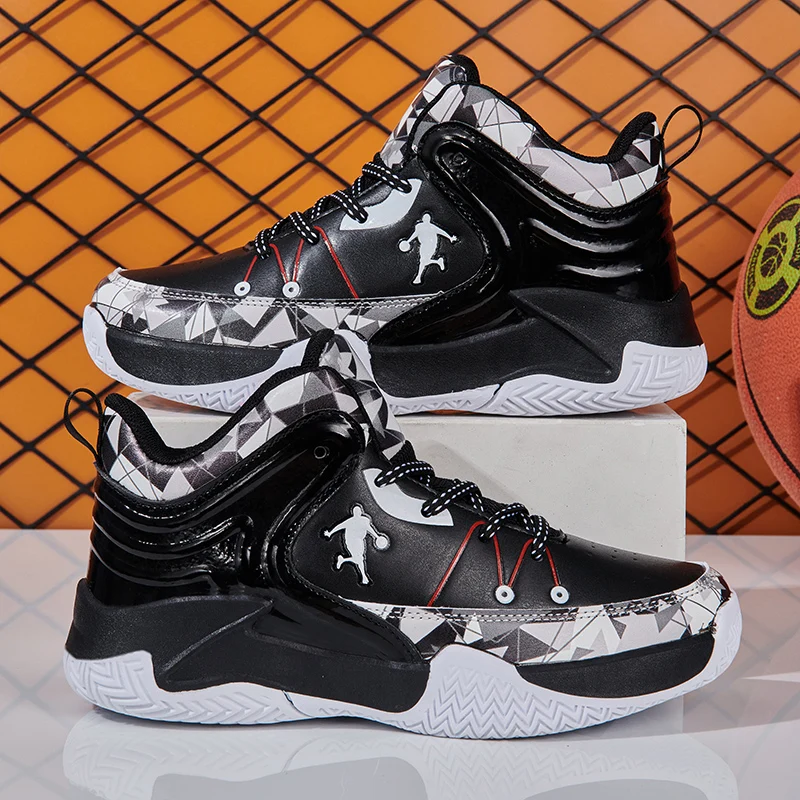 Four Seasons Children's Shoes New Basketball Shoes Popular Basketball Shoes Comfortable Casual Outdoor Sports Shoes for Children