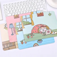 ins style cute cartoon mouse pad for girls anti slip waterproof desk pad for computer keyboard accessories office supplies