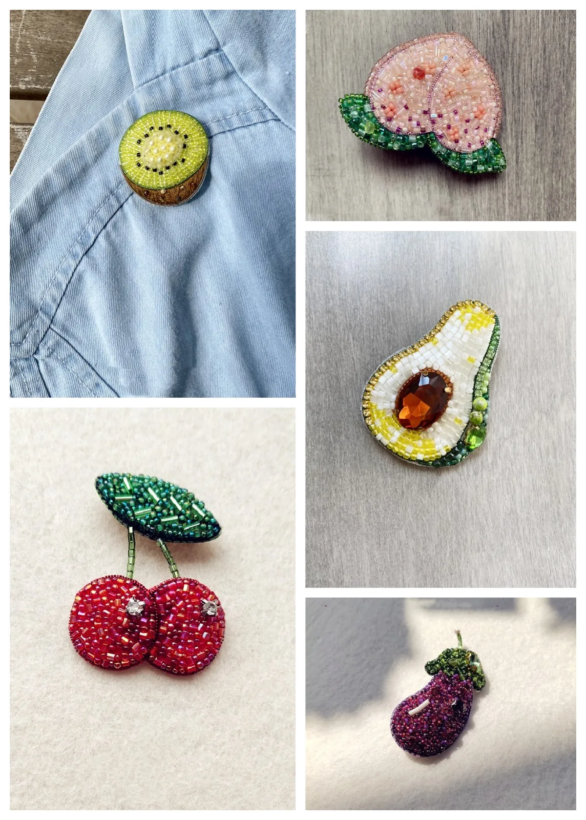 

Вышивка бисером/материал из французского бисера/Изделия из ручного бисера (Сделано самостоятельно)