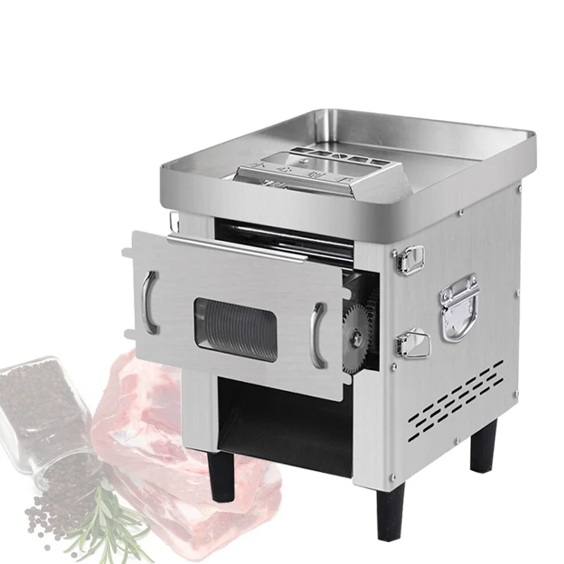 

Home And Commercial Use Meat Cutter Machine Fast Slicer Dicing Meat Grinders Automatic Vegetable Chopper Replaceable Knife Set