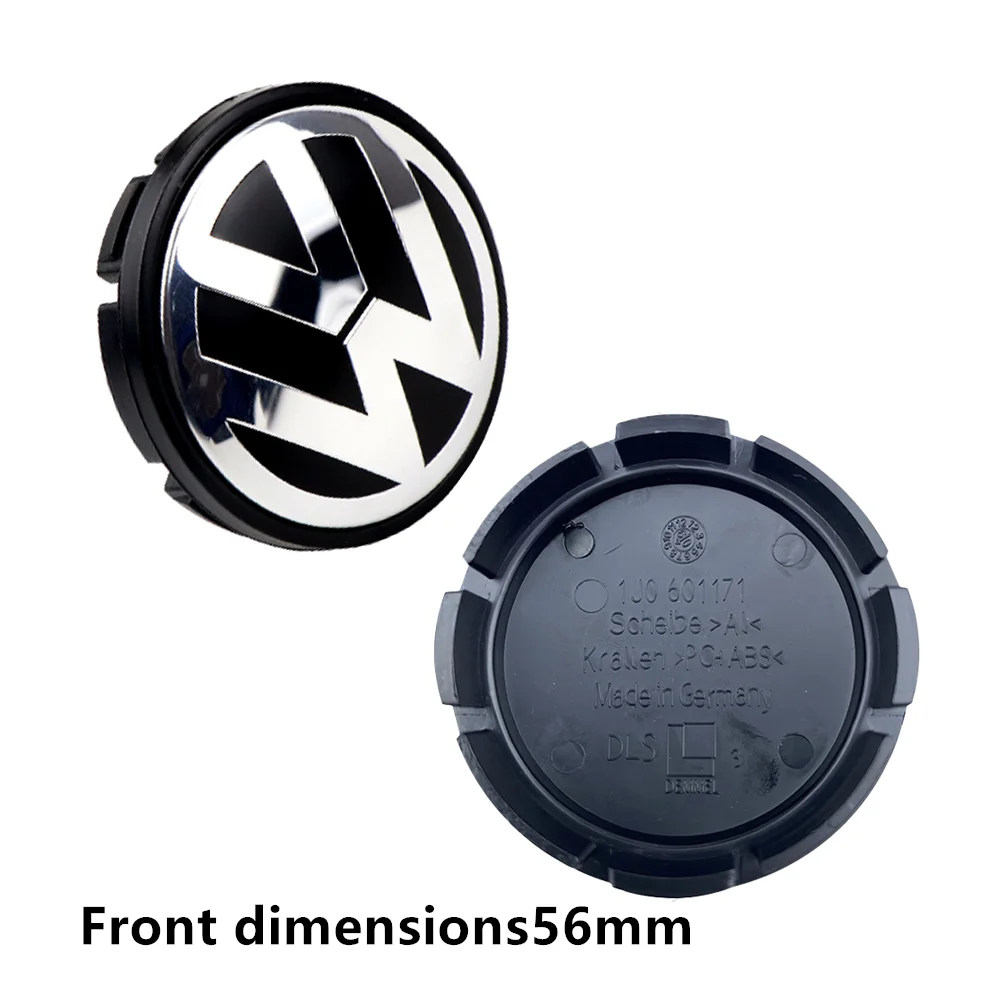 

4 шт., 55 мм, 56 мм, 65 мм, 70 мм, колпаки центральной ступицы колес автомобиля, чехол для VW Volkswagen Golf Polo Passat Touran CC B5 B6 B7 Jetta, аксессуары