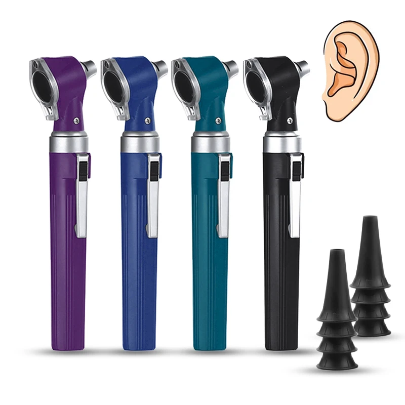

Professional Portable Ear Care Examination Otoscopio Eardrum Endoscope Direct Otoscope Health Diagnostic Kit with 8 Speculum Tip