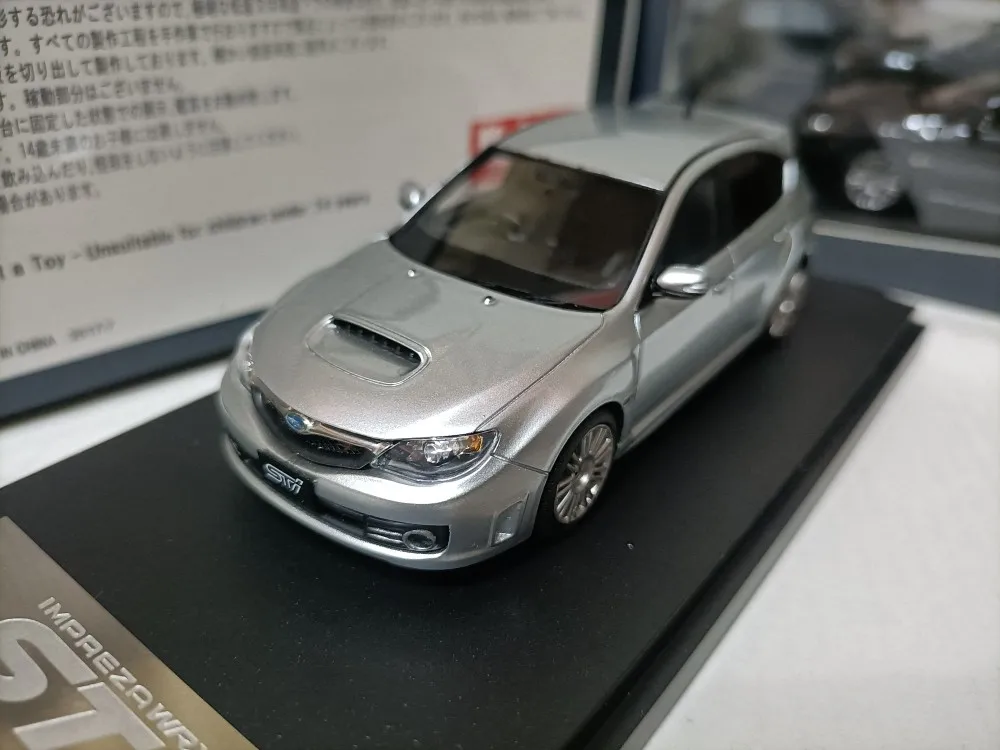 

MARK43 1 43 Subaru Impreza WRC STI GRB genuine silver sports car model