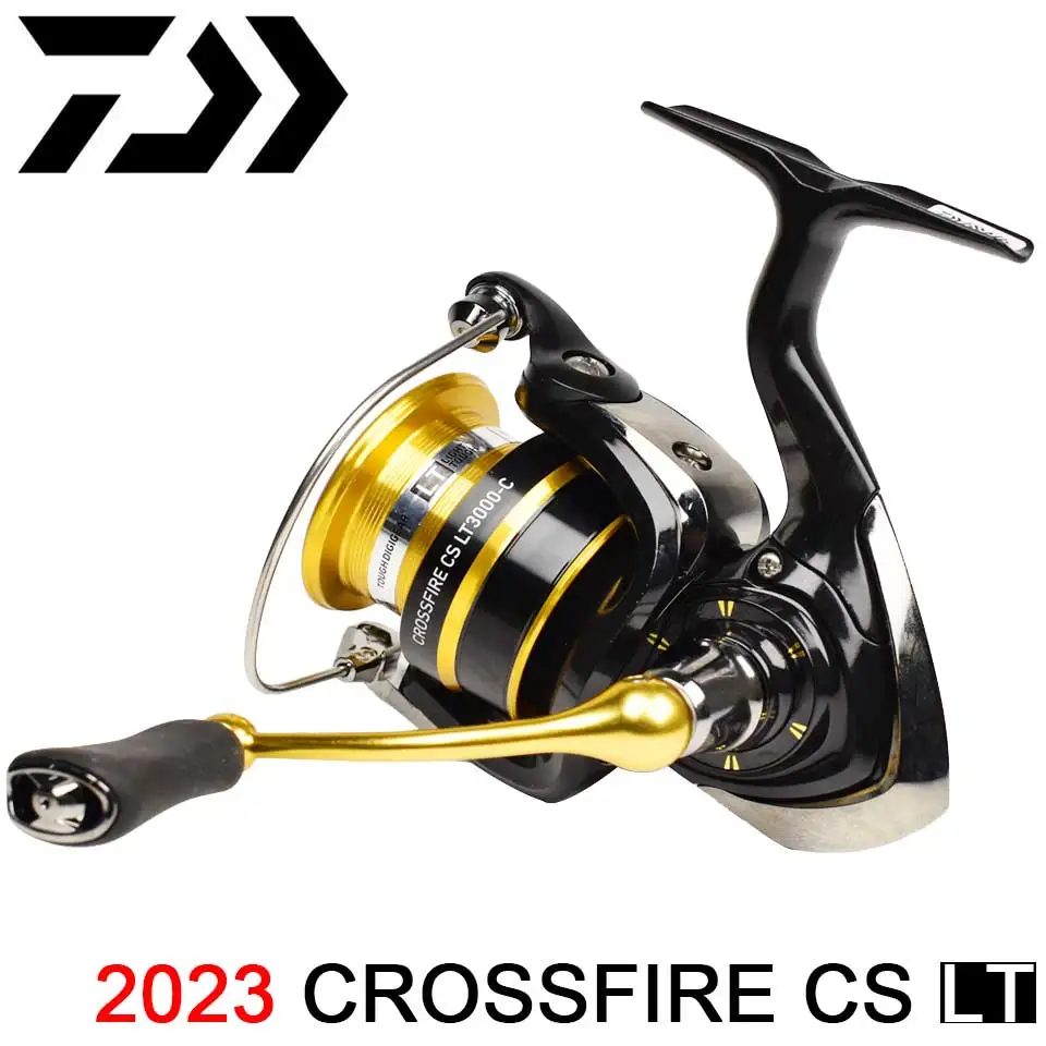 DAIWA Reel CROSSFIRE LT Spinning Fishing Reel 1000-6000 ABS Metail Spool 5-12KG Power Hard Gear Light & Tough Body