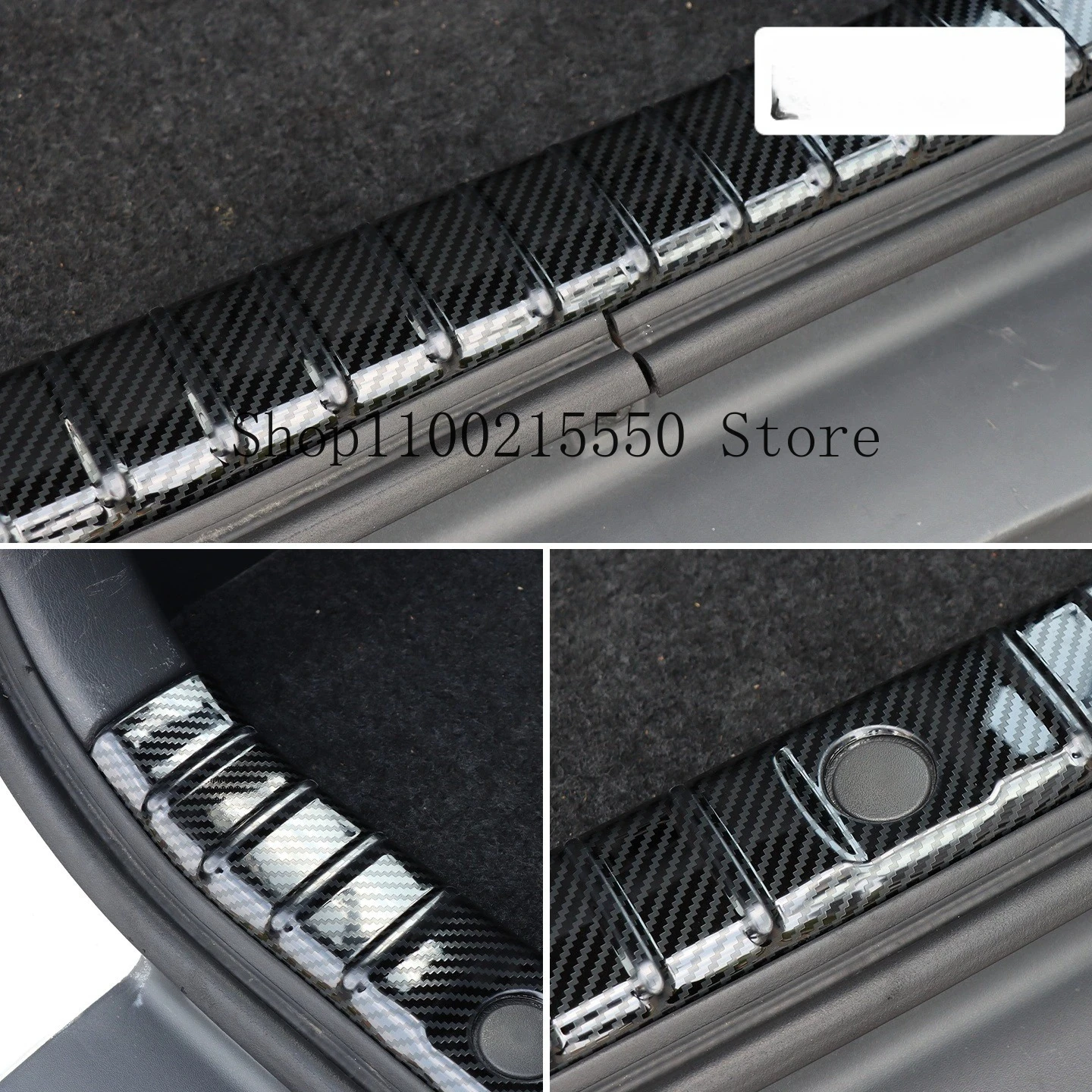 Фото Для Suzuki jimny JB43 JB33 1998-2017 автомобильные задние панели из нержавеющей стали, задний бампер, багажник, крыло, порог, защитная пластина, защитные чехлы №4