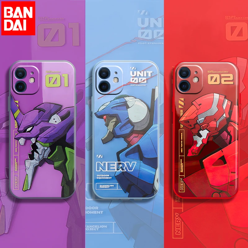 

Neon Genesis Evangelion EVA Phone Case For iPhone 11 12 13 Pro MAX 6 6S 7 8 Plus XS 12 13 Mini X XR SE 2020 5 Japan Anime Cover
