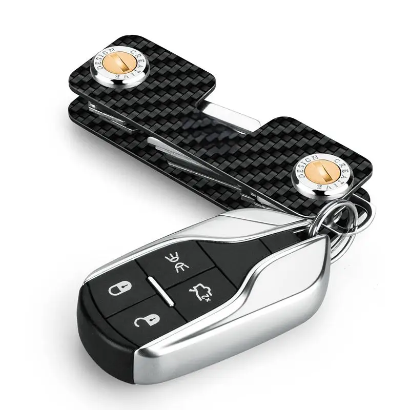 Органайзер для ключей Компактный держатель Металлический брелок