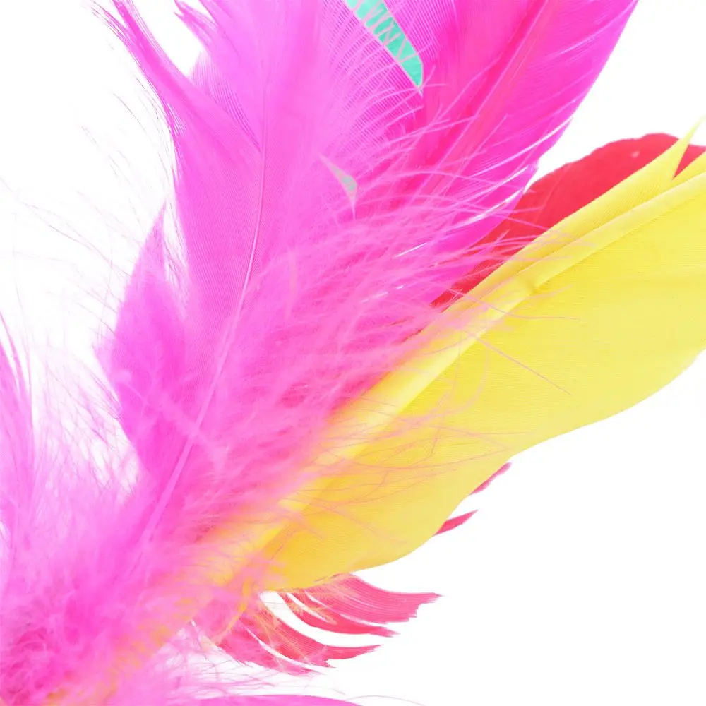 Durable Sports Game Colorful Feathers Chinese Jianzi Sport Training Foot Kick Shuttlecock