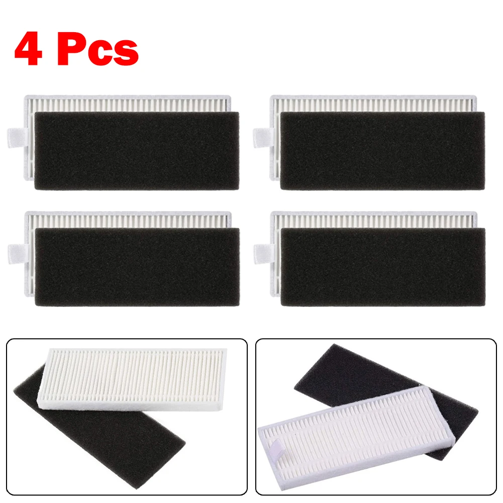 

4pcs For Ultenic D5/D5S/D5S Pro/D5S Pro+ Vacuum Cleaner Robot Sweeper Accessories Washable Cordless Filter Household Cleaning
