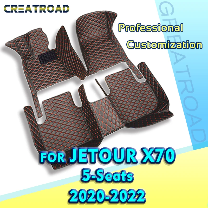 

Car Floor Mats For Jetour X70 Five Seats 2020 2021 2022 Custom Auto Foot Pads Automobile Carpet Cover Interior Accessories