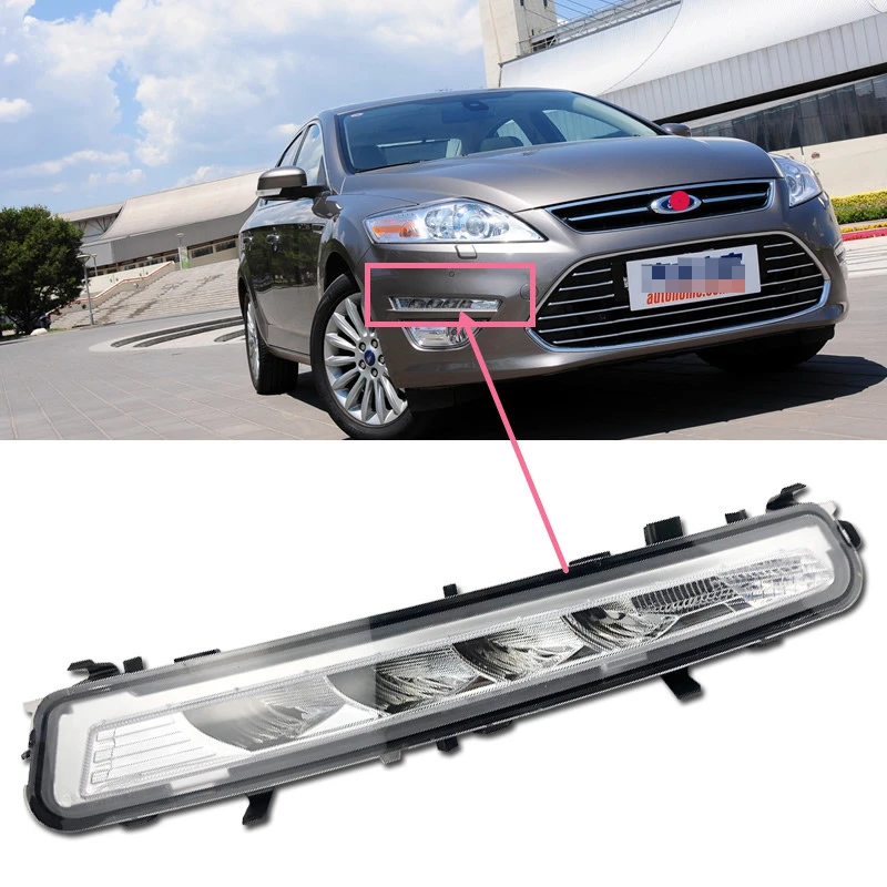 For Ford Mondeo 2011 2012 2013 daytime running lights front bumper daytime running lights LED front fog light assembly