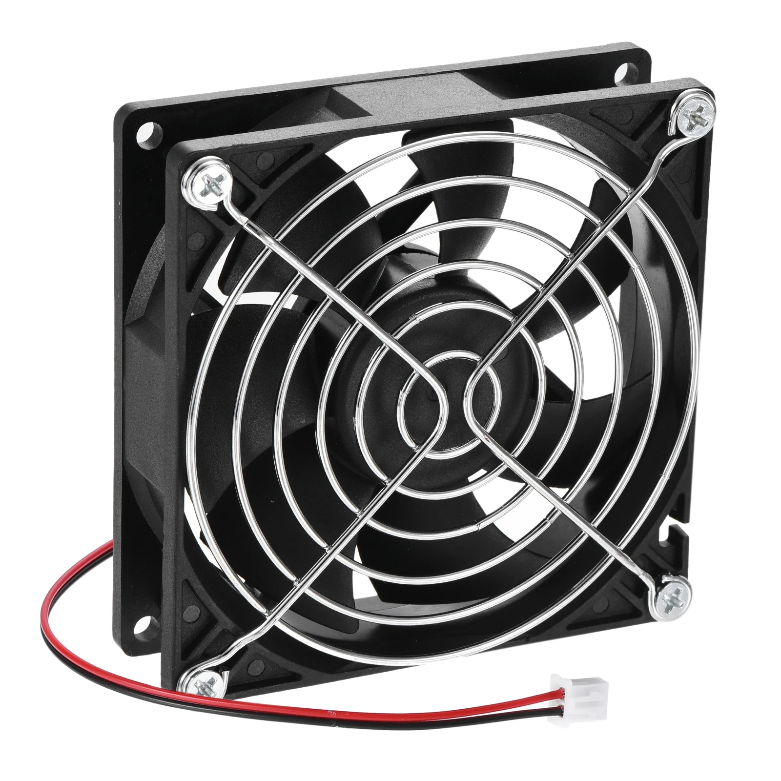 

Uxcell DC Brushless Cooling Fan DC12V 0.2A 90x25mm Ball Bearing with Fan Grill for Computer, Audio Video Equipment