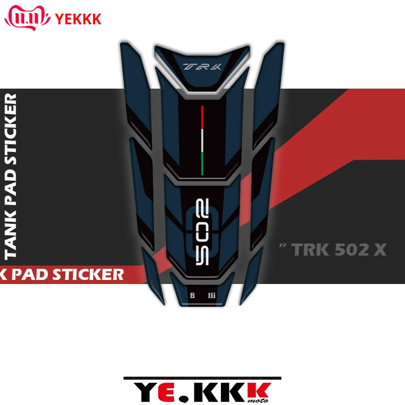 

For BENELLI TRK 502 New 3D Fuel Gas Tank Pad Protector Decal Stickers Full TRK 502 LOGO Motorcycle Sticker Decal