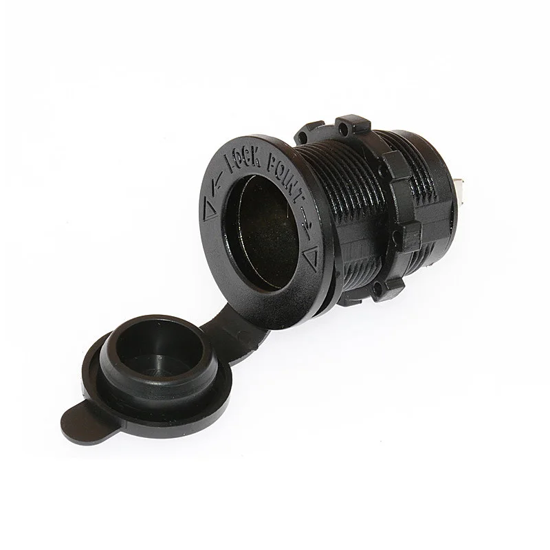 Socket 12v Waterproof Car Boat Motorcycle Cigarette Lighter Sockets Power Plug Outlet