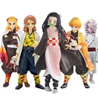 Фигурка Kimetsu no Yaiba 16 см, фигурка агатсума Zenitsu, танджиро незуко, аниме, экшн-фигурка убийца демонов, модель воина из ПВХ, игрушки