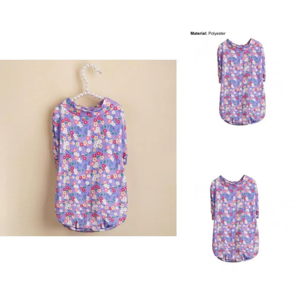 

Pet Clothes Durable Outfits Two-leg Print Design Pet Apparel Pet Supplies Pet T-shirt Dog T-shirt