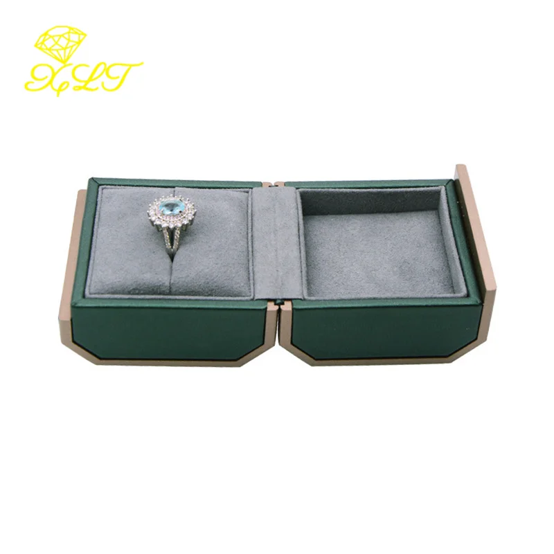 Green Octagonal Magnetic Jewelry Box Pendant Bracelet Set Box For Necklace Jewelry Packaging Jewelry Organizer Storage