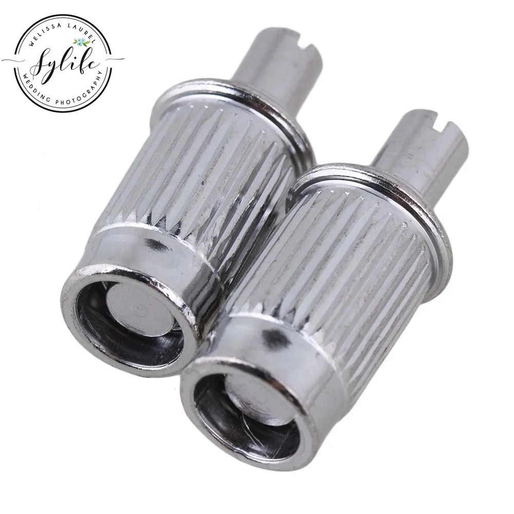 

Chrome Tune-O-Matic Guitar Bridge Tailpiece Tail Posts for Electric Guitar Pack of 2