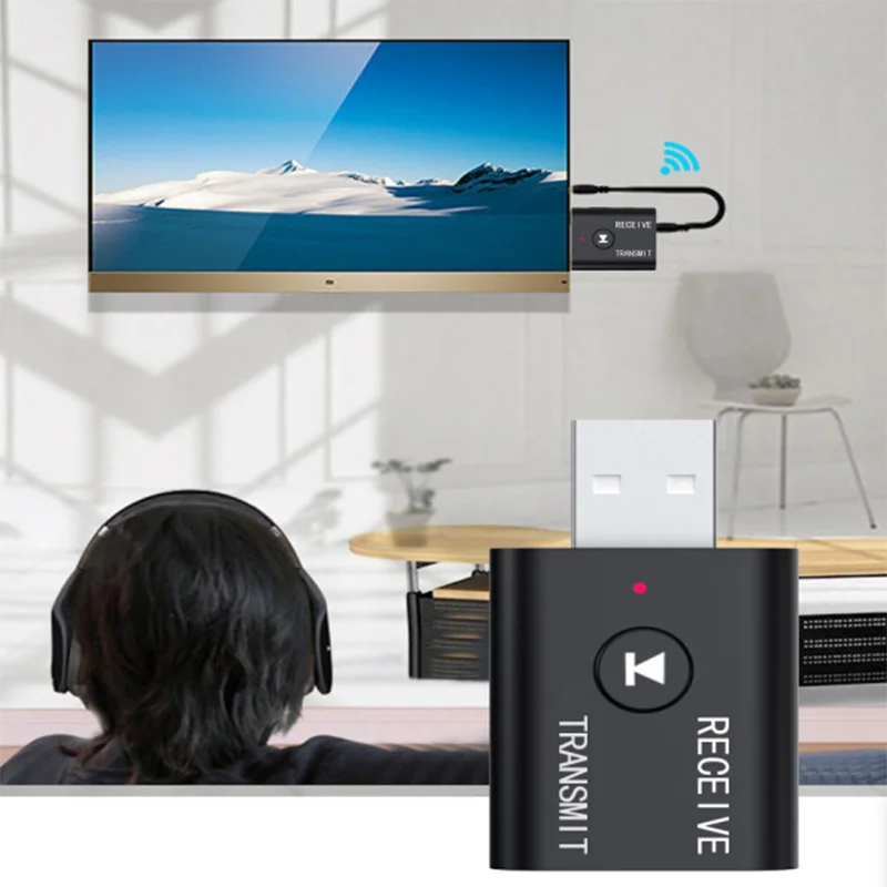 Bluetooth-адаптер Bluetooth 5 0 USB BT5.0 беспроводной двухфункциональный приемник-передатчик
