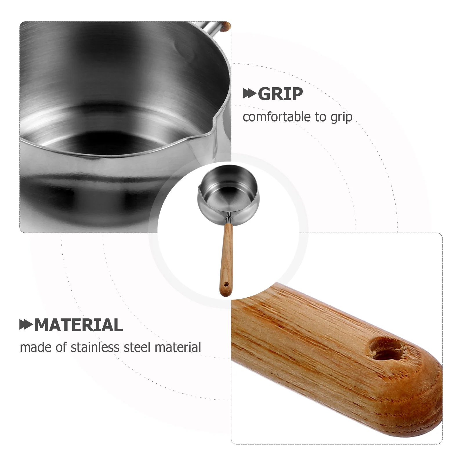 Контейнер из нержавеющей стали чашка для соуса кружка эспрессо ложка контроля