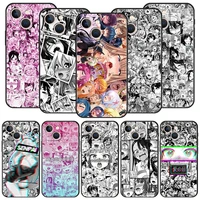 anime hentai sexy bunny girl luxury phone case for iphone 11 12 13 pro max mini x xr xs 7 8 plus se 2020 silicone black cover