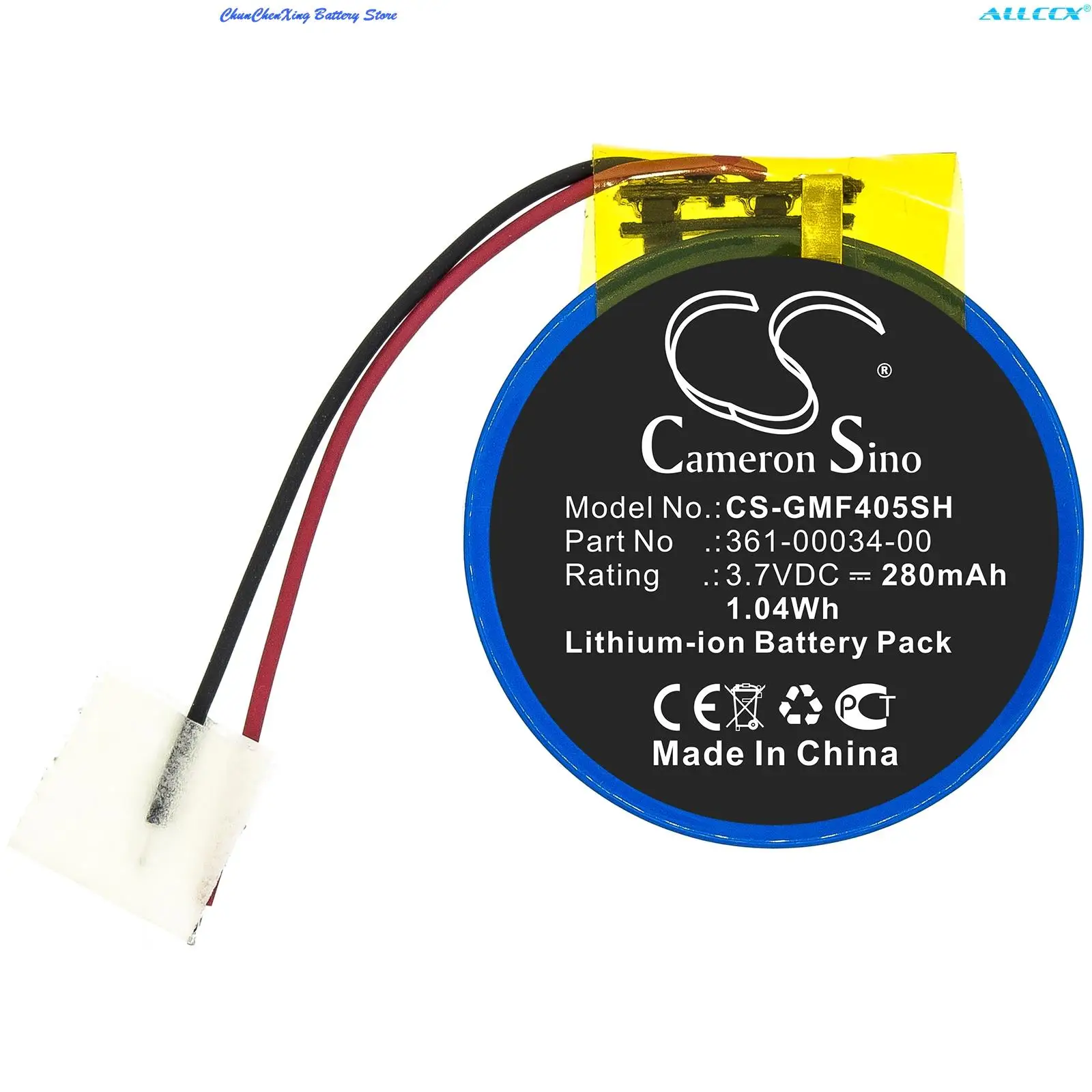 

Cameron Sino 280mAh Smartwatch Battery for Garmin Forerunner 405,Forerunner 410,Forerunner 410CX,Forerunner 405CX