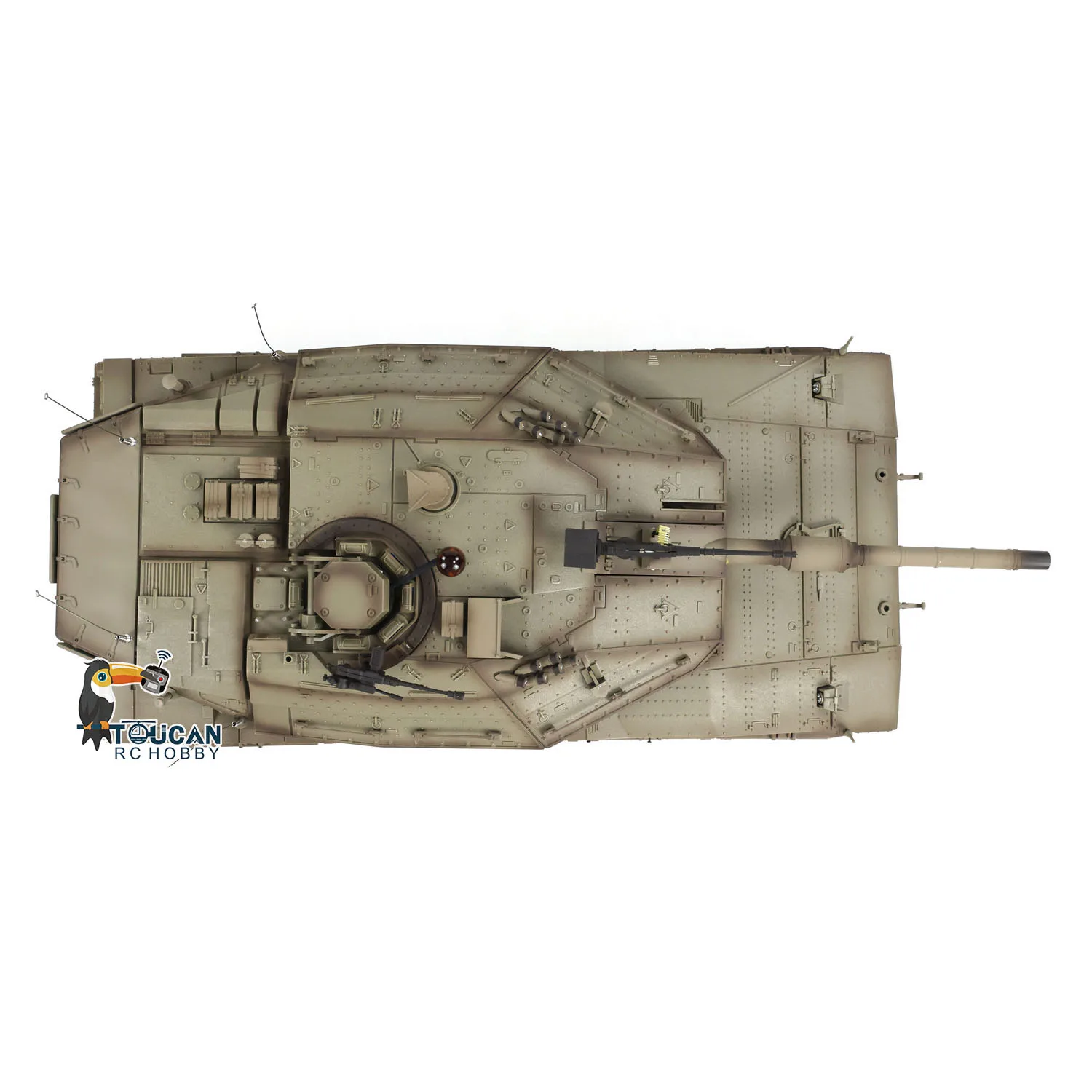 Фото Материнская плата TK7.0 HL 3958 1/16 RC Танки IDF Merkava MK IV Стандартная версия Модели FPV-камер Армейские игрушки для мальчика BB Стрельба из дыма №5