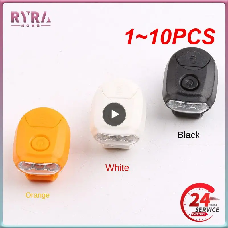 

1~10PCS Headlamp Light 90 Degree Rotatable Clip-on Hat Light Hands Free Bright Head Lamp Lantern Camping Cycling