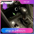 15W car wireless charger For VW Tiguan MK2 Allspace Tharu 2017-2021 charging pad quick fast charge phone holder adapter trim