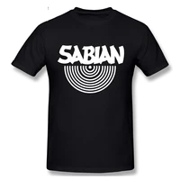 2021 fashion sabian t shirt new cool printed tshirt short sleeve cotton the music men t shirt top tees high quality