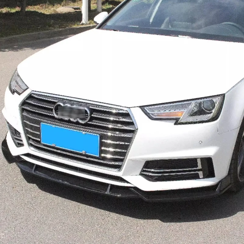 Передний бампер из АБС-пластика диффузор для Audi A4 S4 RS4 B9/2017-2019 декоративные