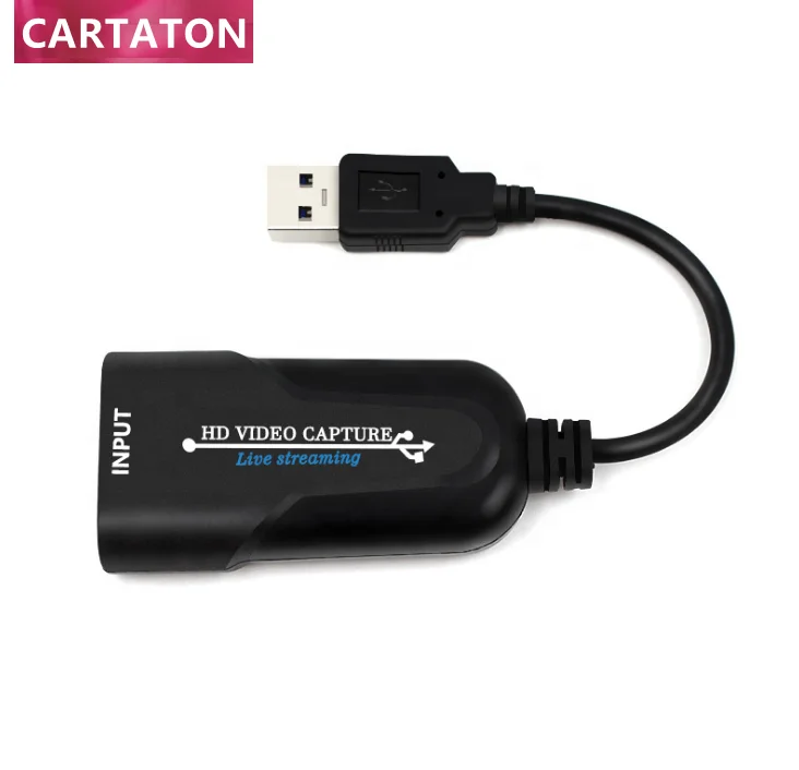 Заводская цена живая трансляция Usb2.0 1080P Hdmi К Usb захват игр дисплей 60 кадров в