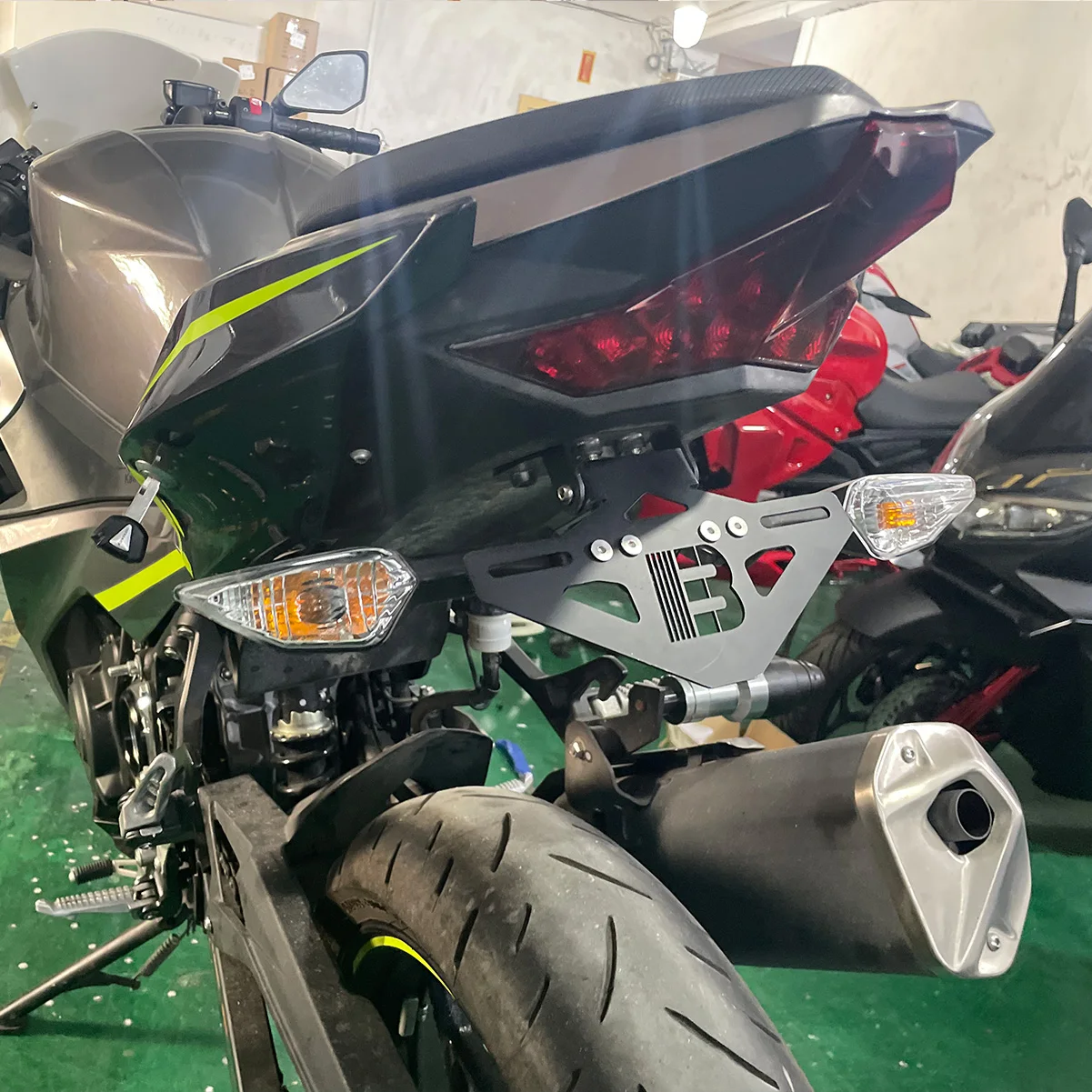 Semspeed для Kawasaki Ninja400 Z400 складной Fender Eliminator регулируемый держатель номерного знака