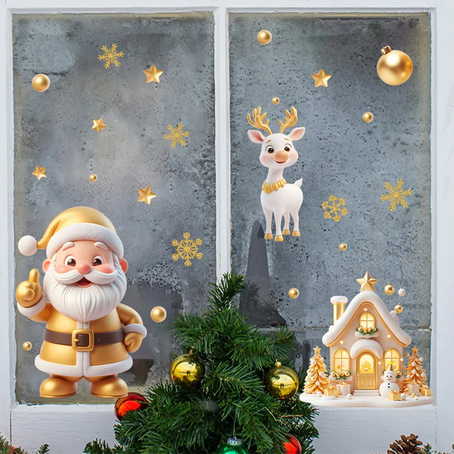 

Рождественские наклейки для стен