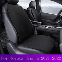 ice silk auto car seat cover front seat back protect cushion mat cover for toyota sienna 2021 2022 car interior accessories