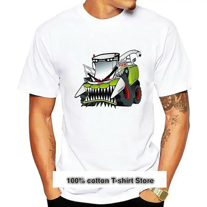 

Claas-Camiseta de maquinaria agrícola para hombre, ropa de moda, camisetas