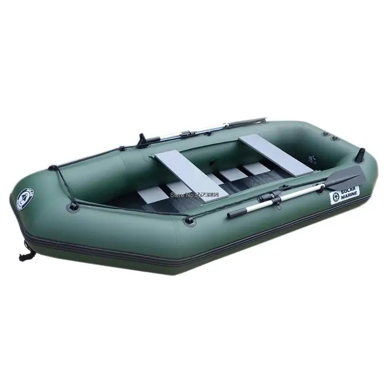 

Thickened Inflatable Boat 5 Persons 330cm Fishing Boat Rowing Boat Dinghy Kayak Canoe Hovercraft Raft Sailing Board
